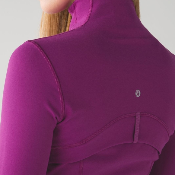 Lululemon | Define Jacket | Purple Full Zip Thumbholes | Size 6 - Picture 10 of 13